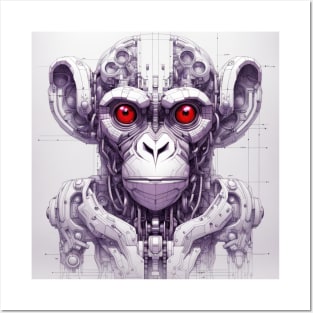 Technical Cyber Monkey Posters and Art